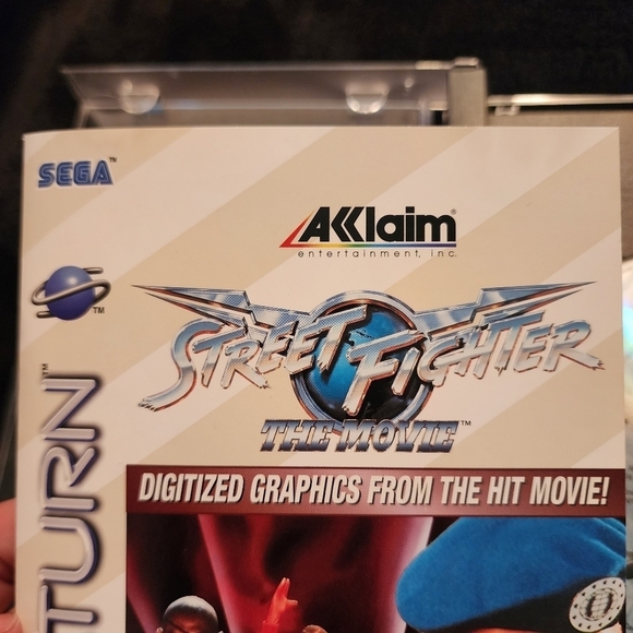 Vintage 1995 Sega Saturn Street Fighter Video Game Complete w/ Book Rated Teen - Picture 6 of 12